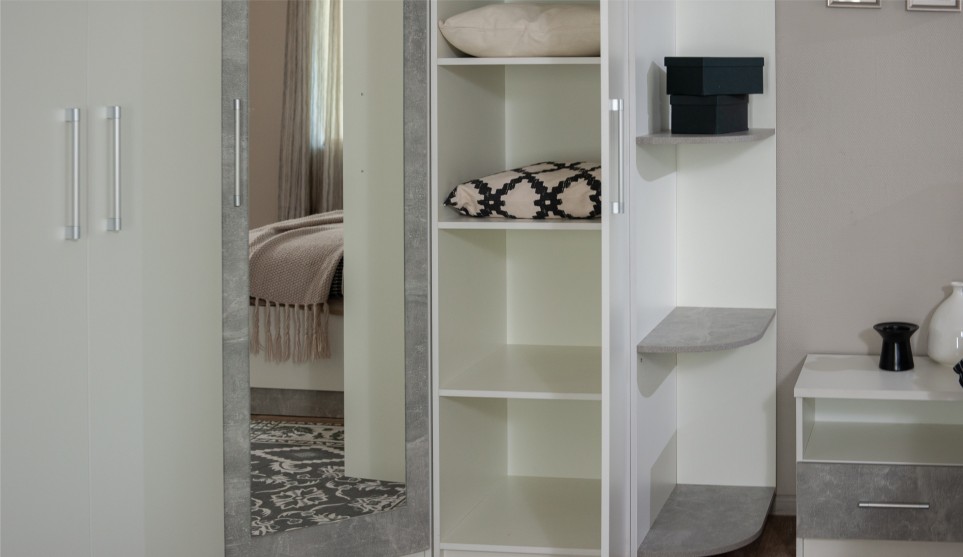 Шкаф 1 дверный "Аврора" Белый