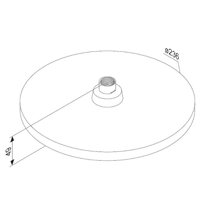 Верхний душ Damixa Apollo 947050300