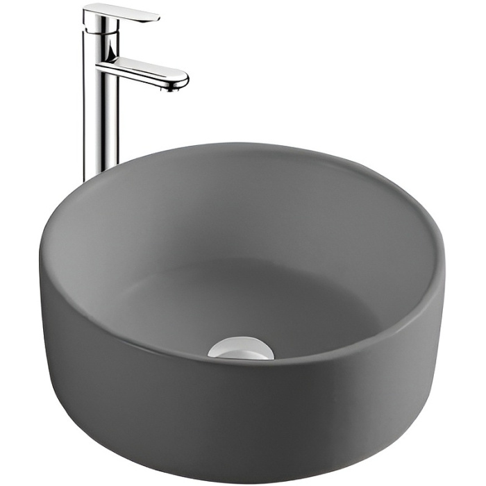 Раковина накладная Aquatek 40 AQ5118-MG Серая матовая Раковина накладная Aquatek 40 AQ5118-MG Серая матовая
