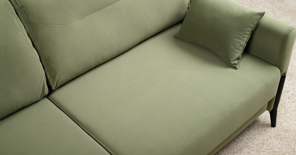 Диван "Барселона" ТД 672 Diagonal 694 (оливковый)