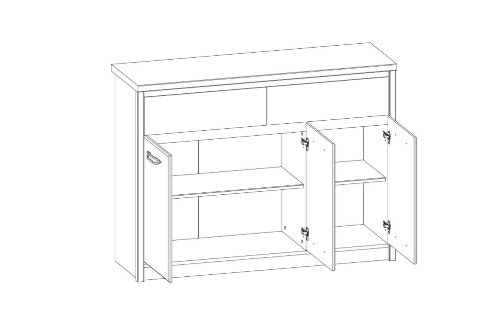 Тумба "ДЖАЗ" 3D2S