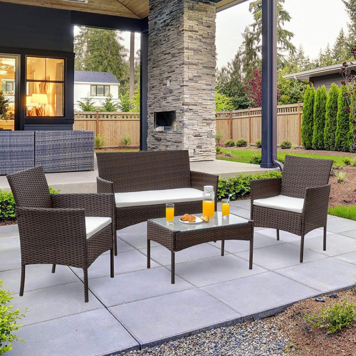 Комплект плетеной мебели AFM-2025A Brown Комплект плетеной мебели AFM-2025A Brown