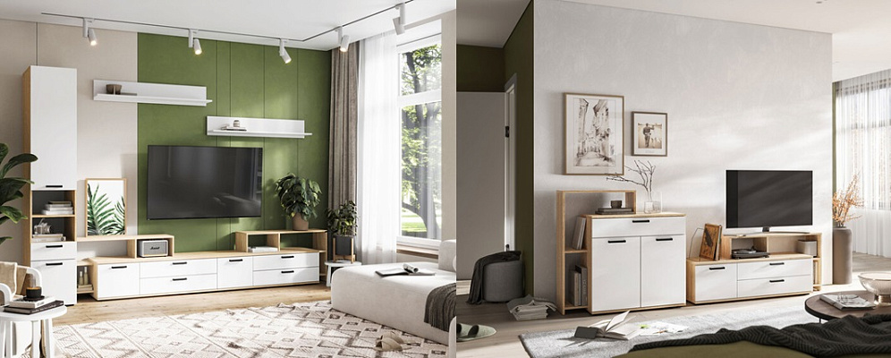 НКМ "Санса" СТЕНД МЕБЕЛЬ гостин