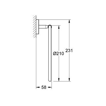 Набор аксессуаров GROHE "Bau Cosmopolitan" 40622000