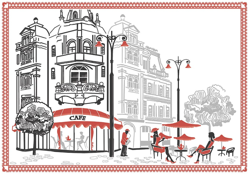 Вставка "Гардения D1" 400Х280 