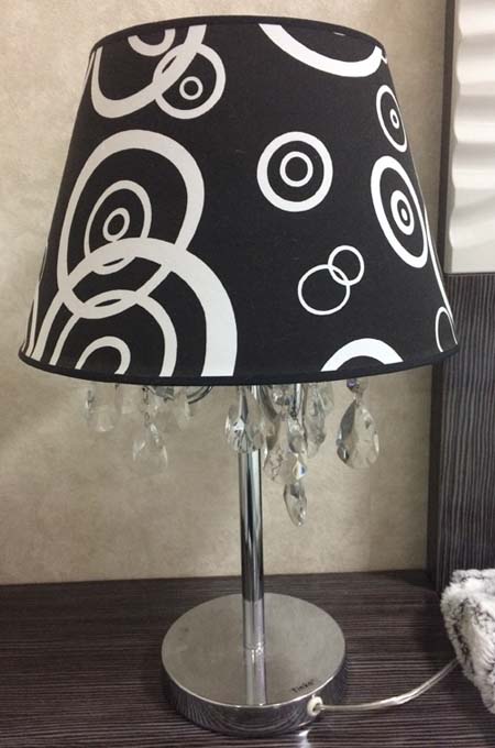 Светильник 80055 CR/3T WT+BK CL