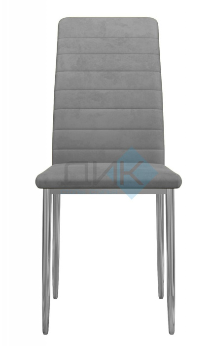 Стул DikLine ТЕКС B22 GREY (ножки хром)