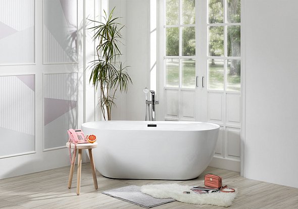 Ванна акриловая отдельностоящая AQUANET "DELIGHT" 170Х78