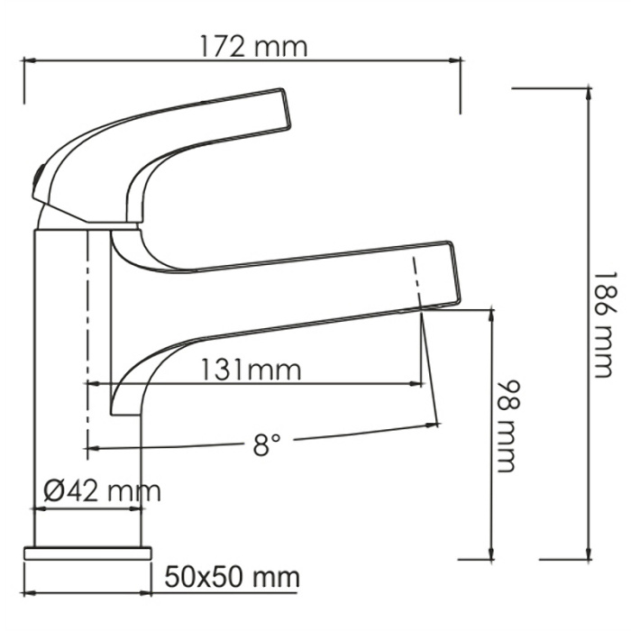 Смеситель для раковины WasserKRAFT "Sauer" 7103 