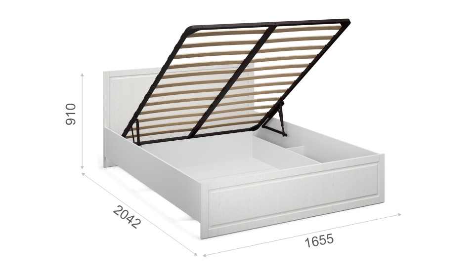 Кровать 160 с ПМ "Лацио"