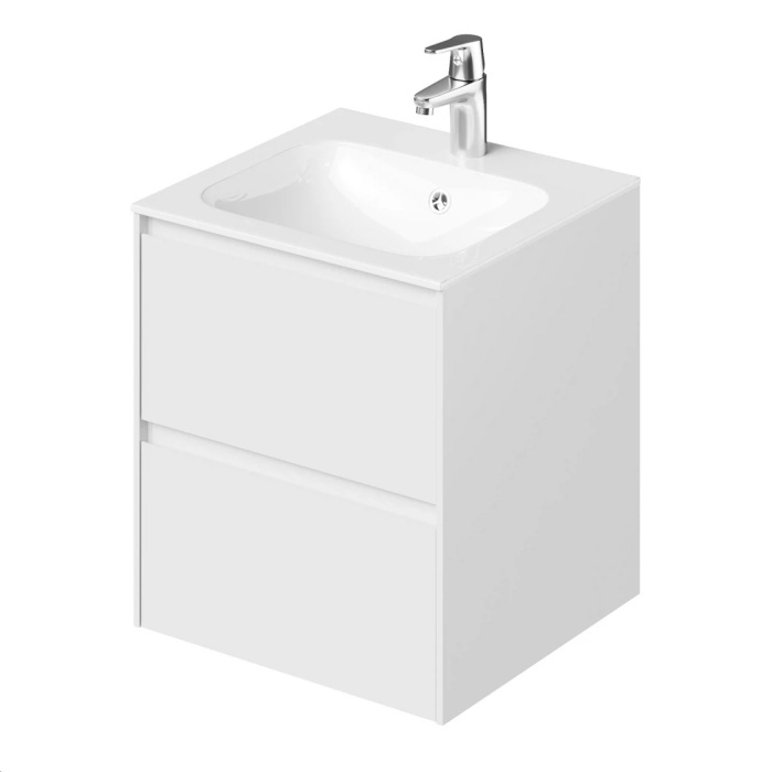 Тумба с раковиной подвесная Итана "Slim 50" 502Х477Х569