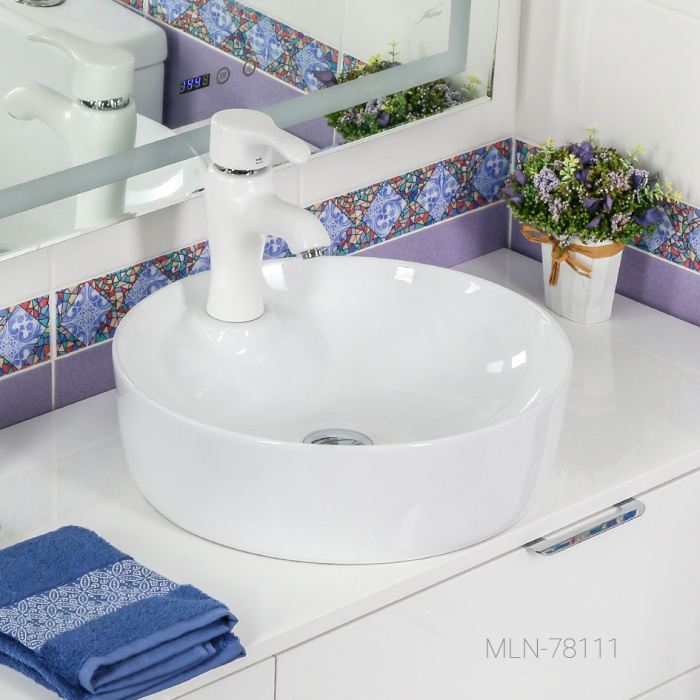 Раковина накладная MELANA MLN-78111 440Х440Х135