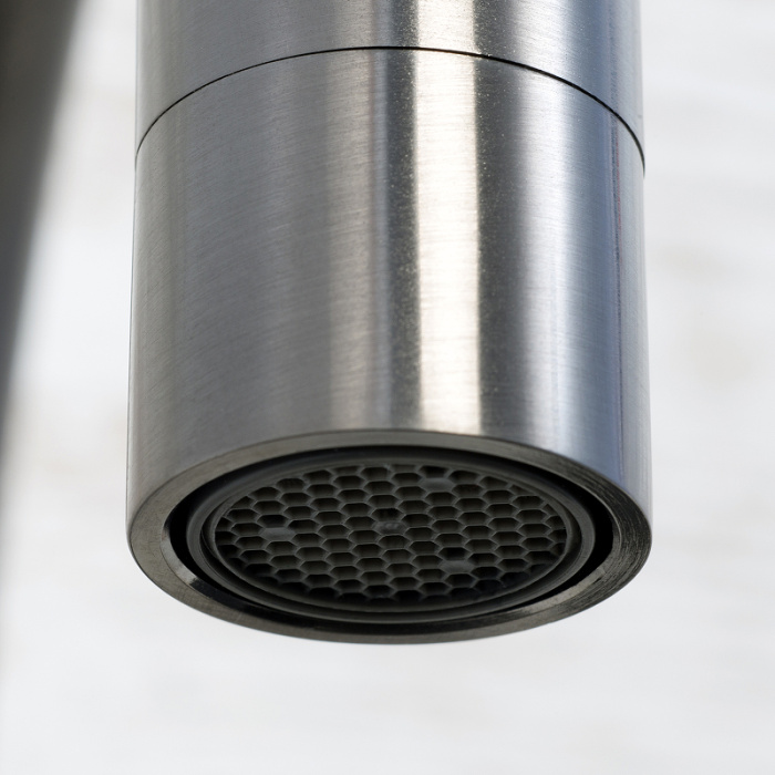 Смеситель для кухни WasserKRAFT "Wiese" 8407 Оружейная сталь