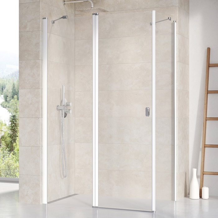 Душевой уголок "RAVAK" CRV2-120Х195 белый Transparent Душевой уголок "RAVAK" CRV2-120Х195 белый Transparent