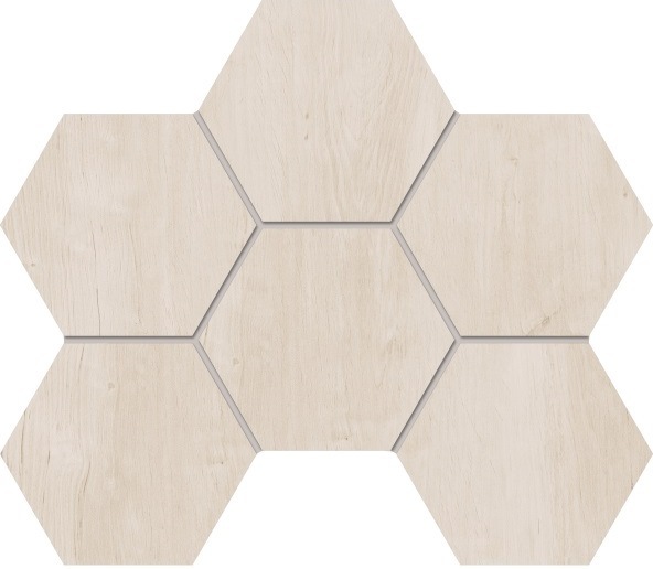 Мозаика Soft Wood SF 01 Hexagon 25Х28,5