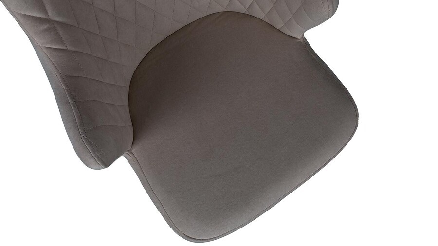 Стул «Лукас» Черный муар, Микровелюр BRENDY Latte