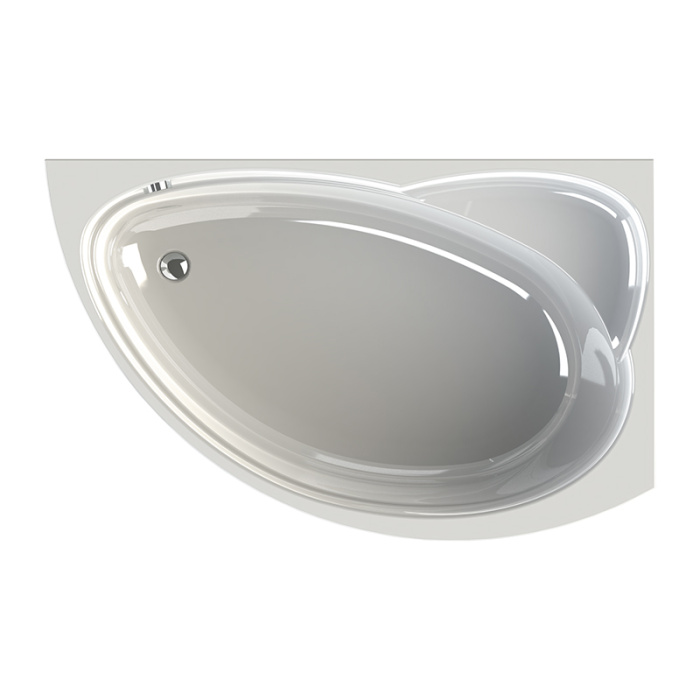 Акриловая ванна "Модерна 160Х100" правосторонняя Акриловая ванна "Модерна 160Х100" правосторонняя