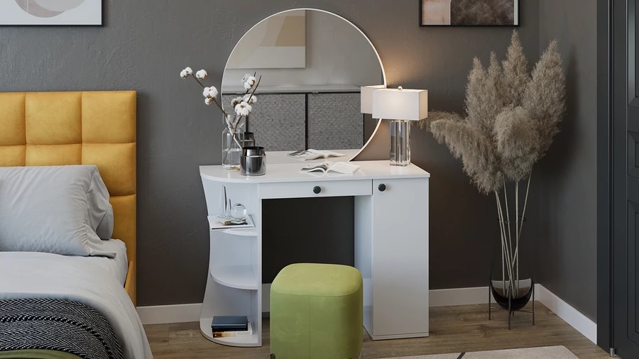 Стол туалетный «Соло» Тип 1 Белый Стол туалетный «Соло» Тип 1 Белый