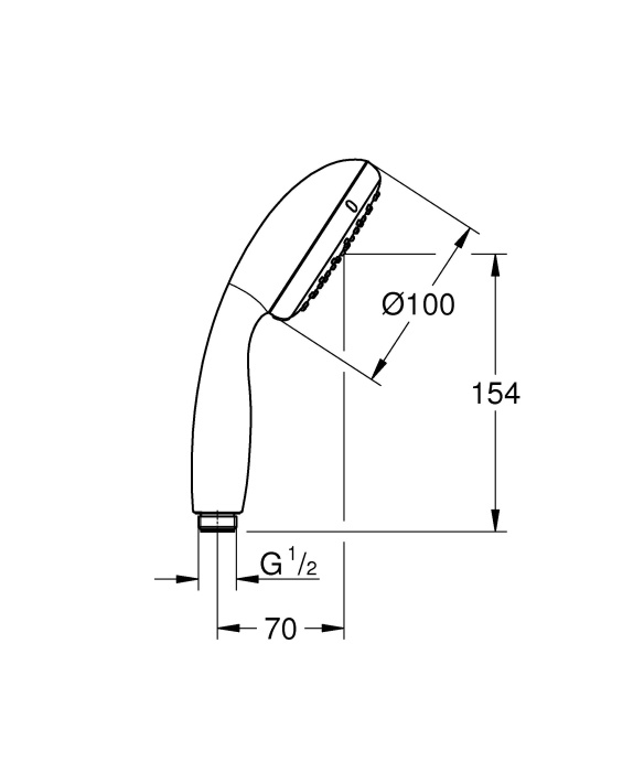 Ручной душ GROHE "Tempesta New Cosmopolitan" 27923001