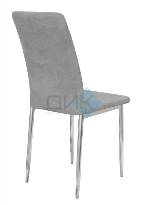 Стул DikLine ТЕКС B22 GREY (ножки хром)