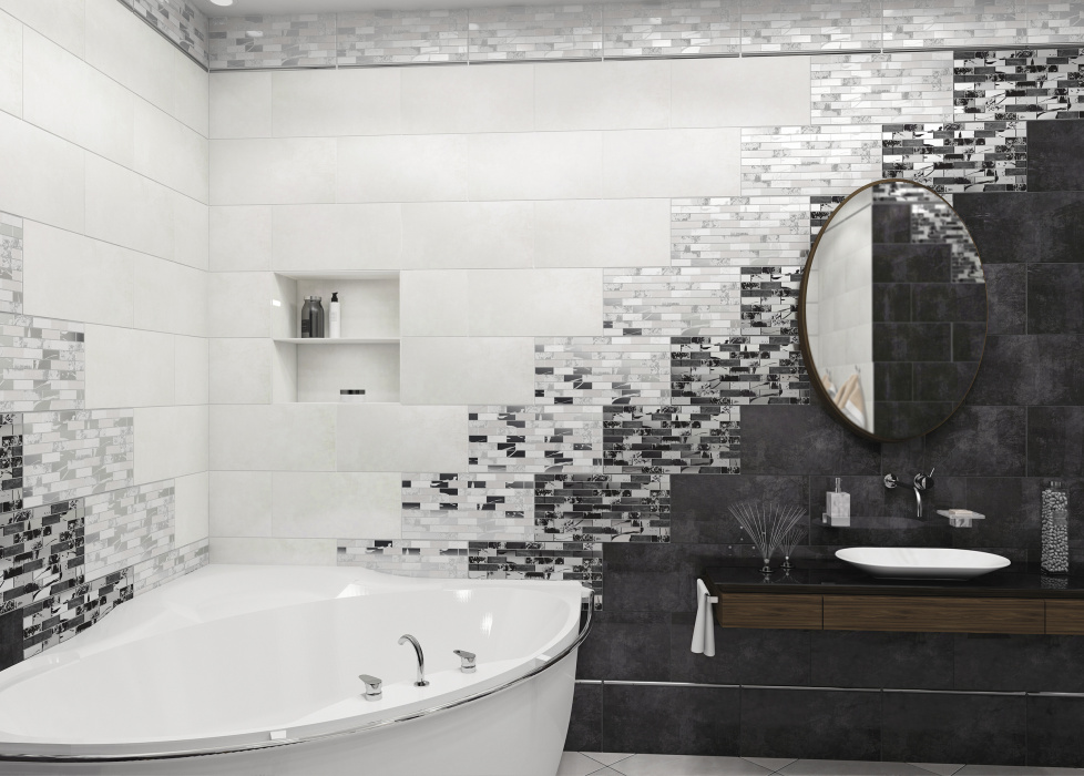 Декор "Glent White" 500Х249 DW9GLW00