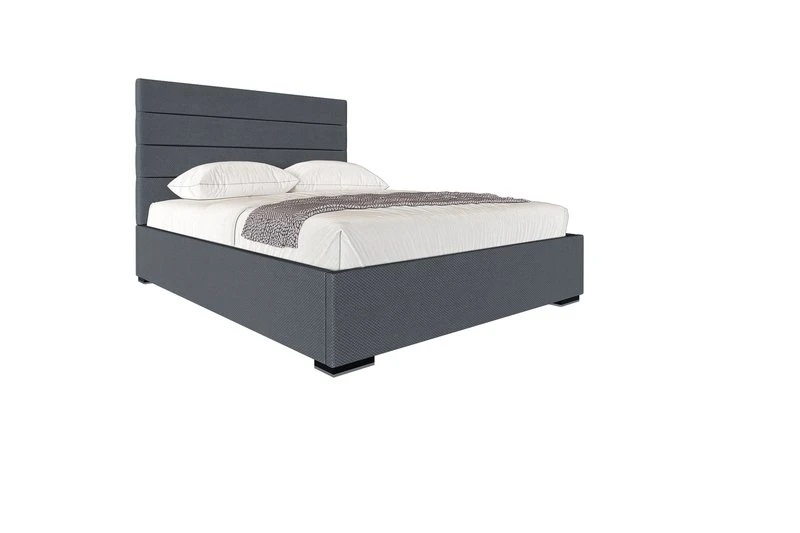 Кровать "Гранда" СТАНДАРТ 1400 (каркас) Альба темно-серый