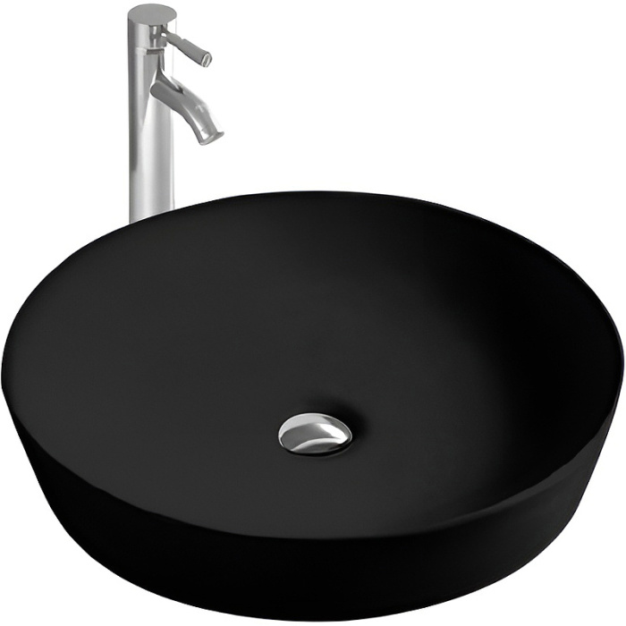 Раковина накладная Aquatek Европа 41 AQ5558-MB Черная матовая