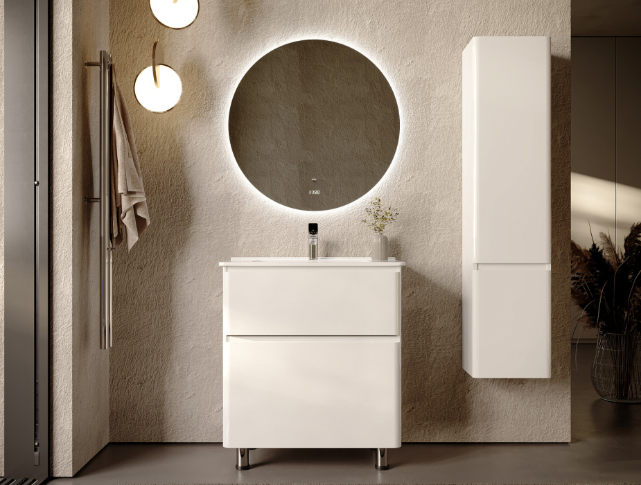 Тумба напольная с раковиной Claridy 70 Белая