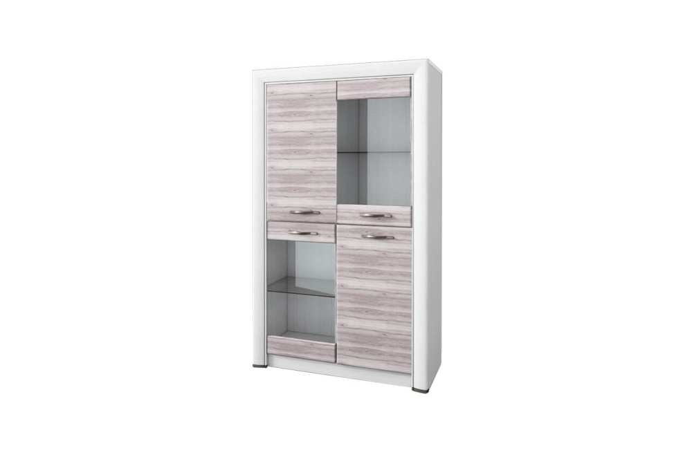 Шкаф-витрина "OLIVIA" 2V2D