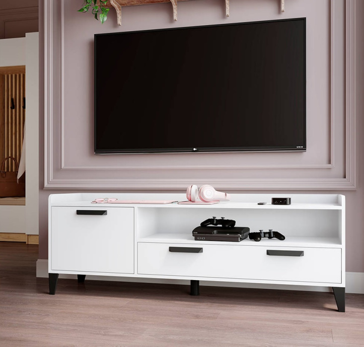 Тумба под ТВ "Парус-8" Белый