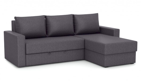 Диван угловой "Лео" Графит