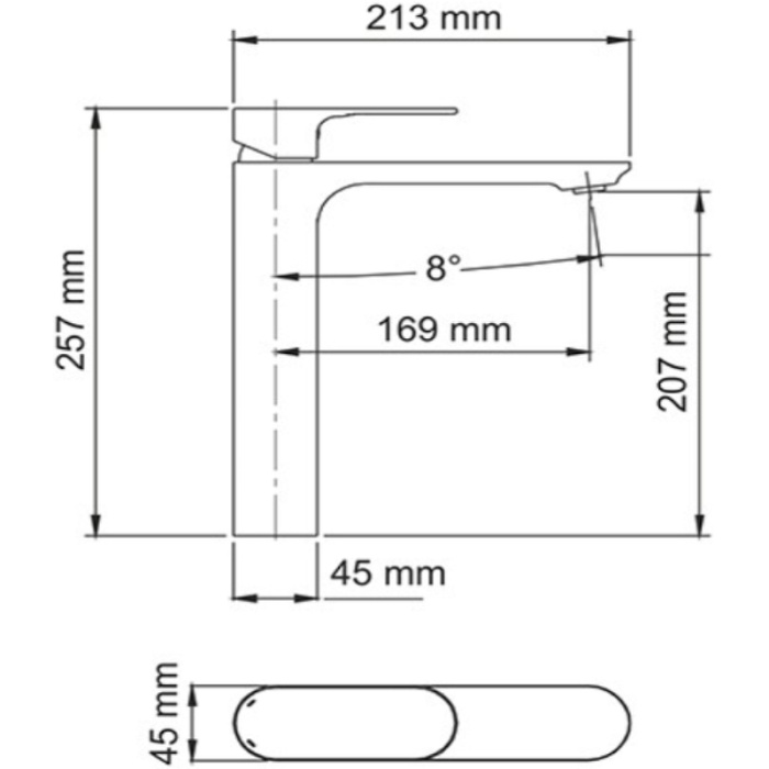 Смеситель для раковины WasserKRAFT "Dinkel" 5803H