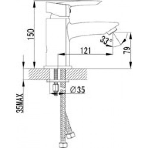 Смеситель для раковины Lemark "Mars" LM3506C 