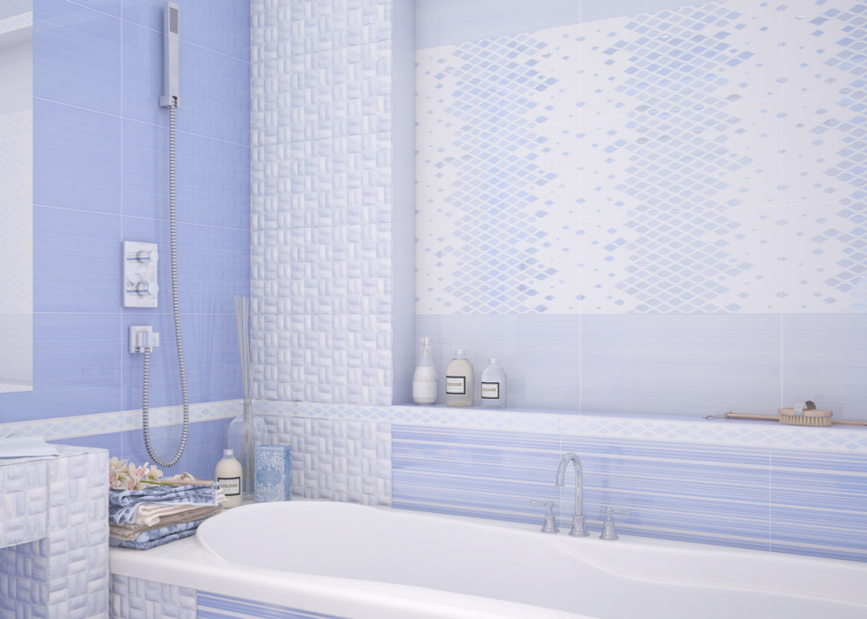 Плитка настенная "Twist Azul" 500Х249 WT9TWS03