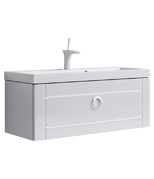 Тумба подвесная с раковиной AQWELLA "Инфинити-100" Тумба подвесная с раковиной AQWELLA "Инфинити-100"