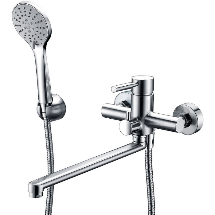 Смеситель для ванны WasserKRAFT "Main" 4102L универсальный Смеситель для ванны WasserKRAFT "Main" 4102L универсальный