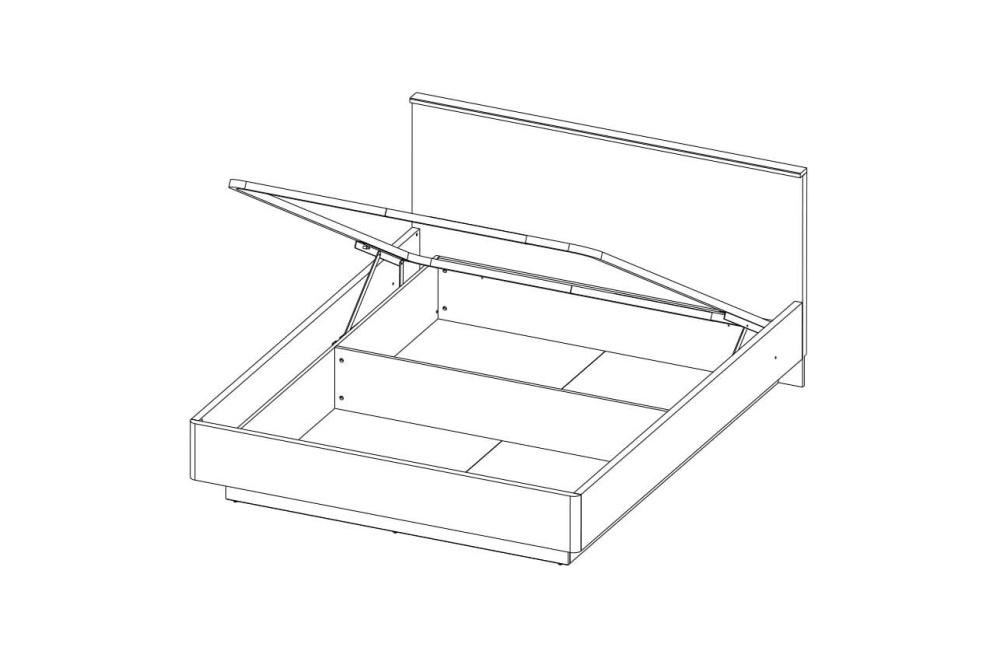 Кровать 160 N с подъемником "JAGGER"