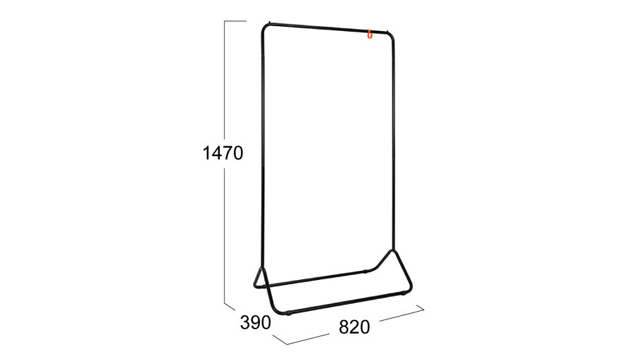 Вешалка Радуга 3 - ВНП 391 Черный