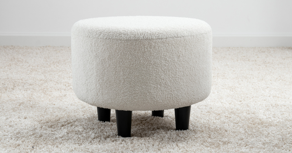 Пуф "Шон" ТП 270 Romeo 02 (белый) Пуф "Шон" ТП 270 Romeo 02 (белый)