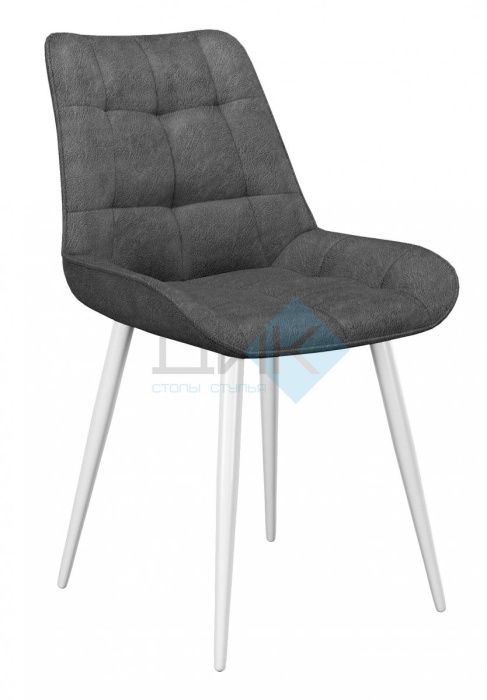 Стул DikLine 206М PRADO5 GREY (ножки белые)