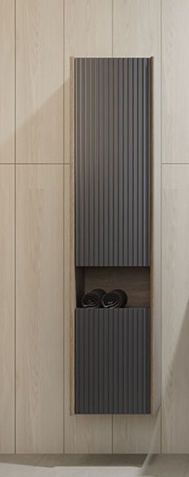 Пенал подвесной Tossony 140 Дуб Самдал/Антрацит Пенал подвесной Tossony 140 Дуб Самдал/Антрацит