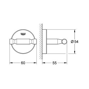 Набор аксессуаров GROHE "Bau Cosmopolitan" 40622000