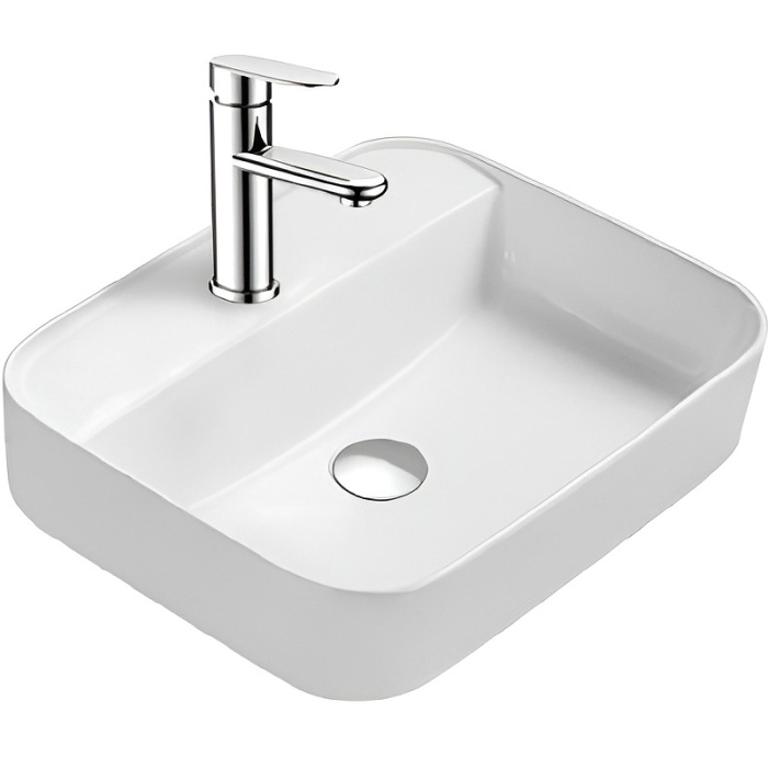 Раковина накладная Aquatek Вега 50 AQ5506-MW Белая матовая Раковина накладная Aquatek Вега 50 AQ5506-MW Белая матовая