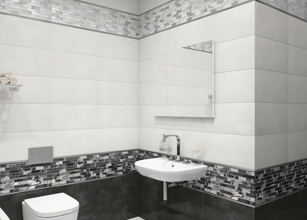 Декор "Glent White" 500Х249 DW9GLW00