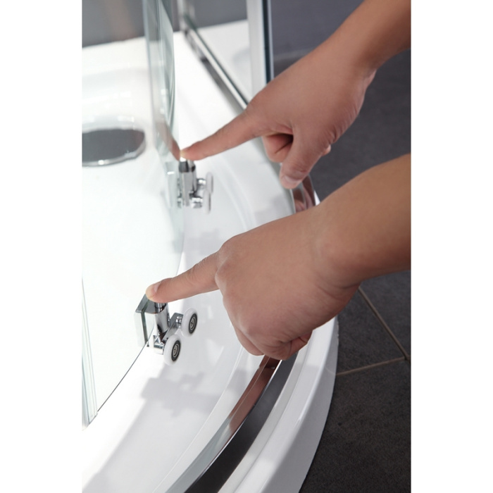 Душевой уголок Black&White "Stellar Wind" S102 (900Х900Х1950)