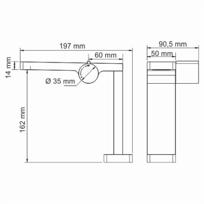 Смеситель для раковины WasserKRAFT "Alme" 1510