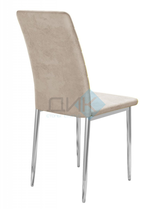 Стул DikLine ТЕКС B03 BEIGE (ножки хром)