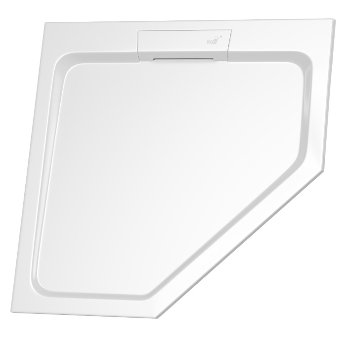 Душевой поддон каменный 90Х90Х3 RGW STA-61 Белый/Трапеция