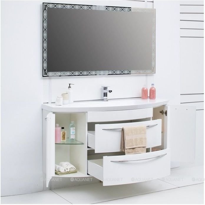 Тумба с раковиной AQUANET "Лонг 140"