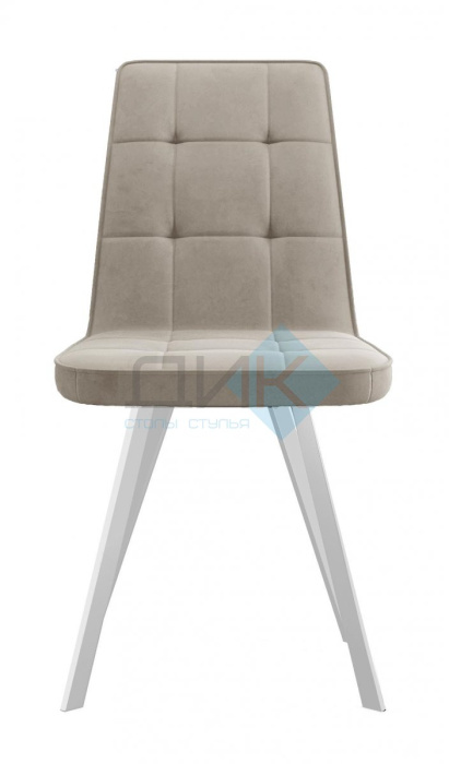 Стул DikLine 207 B03 BEIGE (ножки белые)